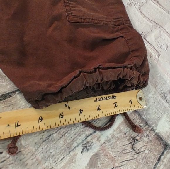 Prana Breathe Womens Cargo Brown Hiking Cinch Organic Cotton Shorts 10 - Picture 16 of 16